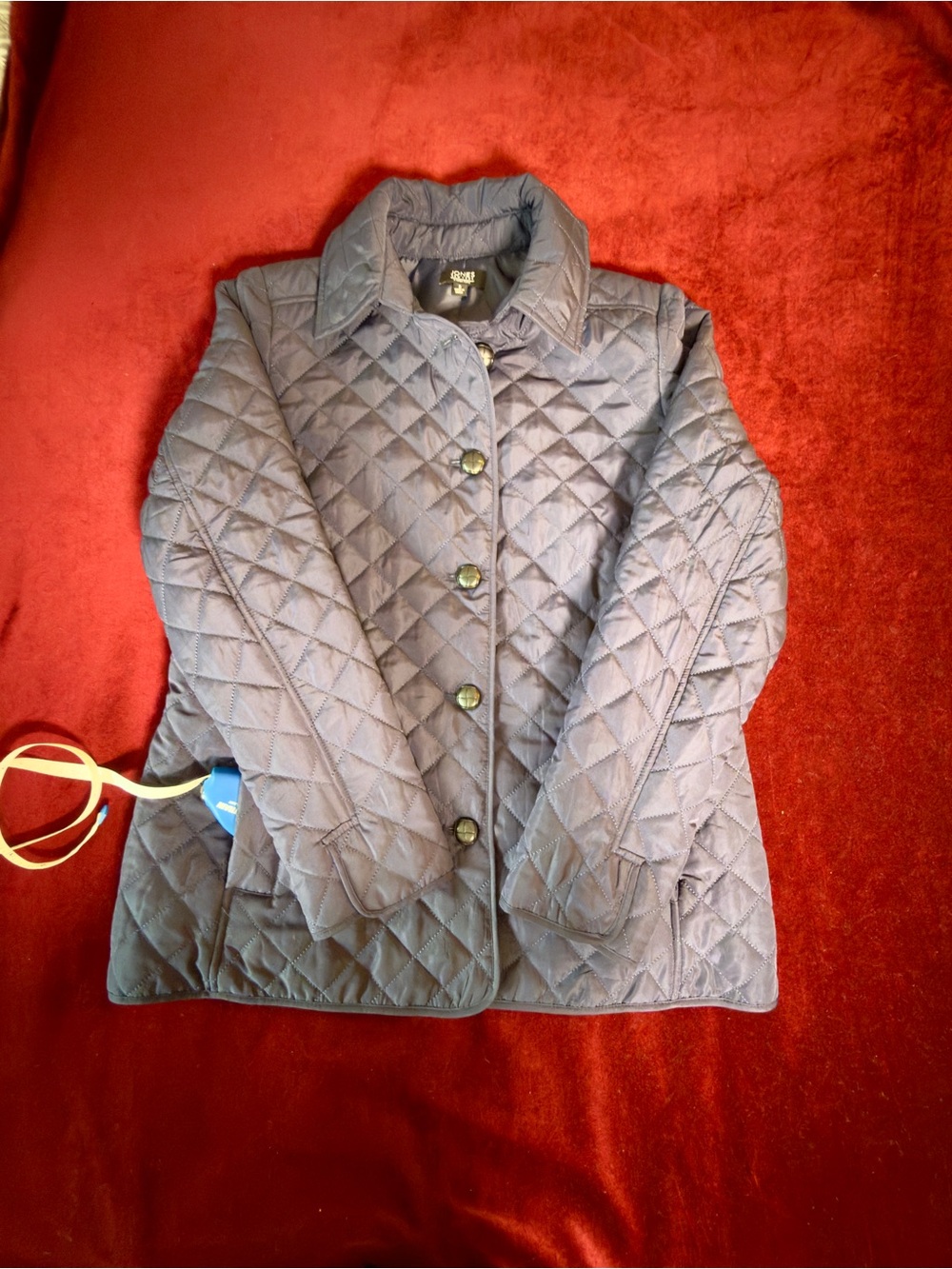 Jones Quilted Women's Jacket in  Blue Sz S